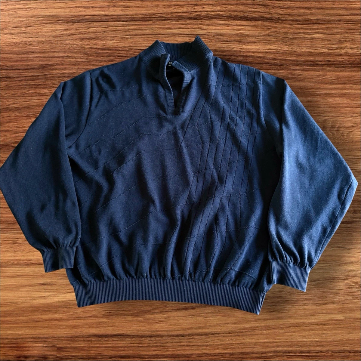 90s St. Croix Knits 3Dニット 立体 セーター L usa製 St. Croix 