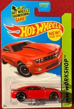 HOT WHEELS WORKSHOP '13 COPO CAMARO RED 229/250. SEE COMBINED OFFERS