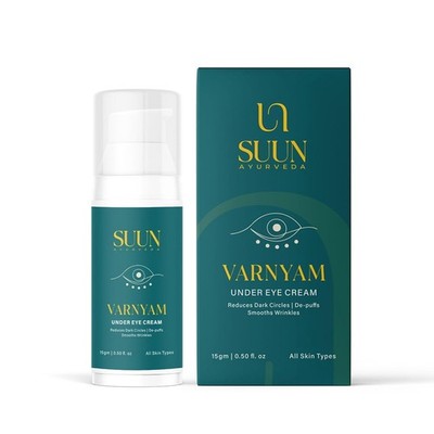 Suun Ayurveda Under Eye Cream I Reduces Dark Circles, Puffiness & Wrinkles