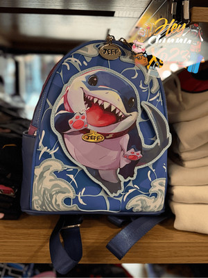 Loungefly Marvel Rivals Jeff the Land Shark Mini Backpack