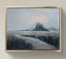 Original Impressionist Painting on 11 in x14 in Canvas - Signed by the Artist