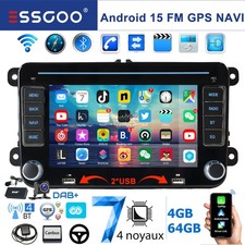 DAB+ Für VW Golf 5 6 Plus Touran Caddy Autoradio Android 15 Apple Carplay NAVI