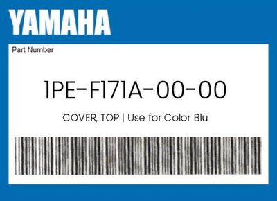 #ad #ad Yamaha Genuine Cover Top Use For Color Blu 1Pe F171A 00 00 $77.75