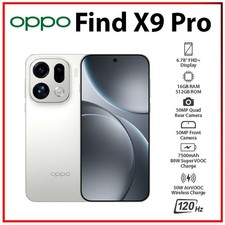 OPPO Find X9 Pro 5G WHITE 16GB 512GB Dual SIM Global Android Cell Phone