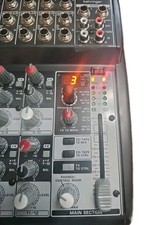 BEHRINGER XENYX 1202FX, 12-Input 2-Bus Mixer with Power Adapter Tested/Works