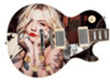Elle King Autographed "Tatted Up" Custom 1/1 Signature Edition Graphics Guitar