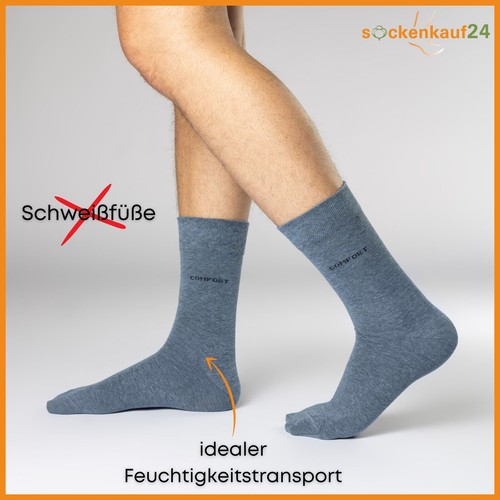 Calcetines diabéticos Comfort sin goma 5-10 pares algodón sin costuras hombre mujer - Imagen 26 de 47