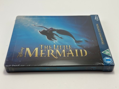 THE LITTLE MERMAID Embossed Steelbook - Disney UK Zavvi Release - Brand New READ - Picture 7 of 7