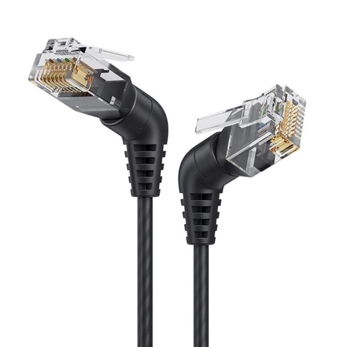 CAT6A Ethernet Cable 360 Degree Rotatable LAN Networking Cable 10Gbps 500MHz - Afbeelding 6 van 14