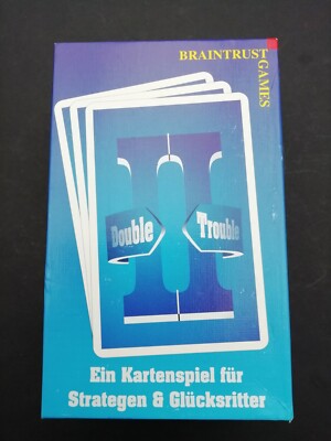 Double Trouble Braintrust Games ab 7 Jahren tolles Kartenspiel OVP