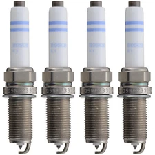 Bosch 8160 Set of 4 Double Platinum Spark Plug For A3 A4 A6 Q5 Q7 Macan GTI Golf