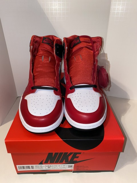 Womenâs Air Jordan Retro 1 Satin Red âSnake Skinâ | eBay