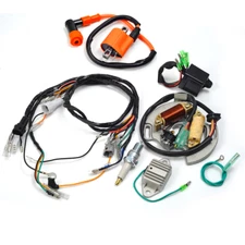 Ignition Coil Spark Plug CDI Stator Wire Harness For Yamaha Blaster YFS200 97-01