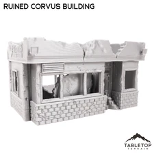 Ruined Corvus Building - Marvel Crisis Protocol Ruins - Tabletop Terrain MCP