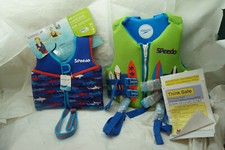 SPEEDO KIDS SWIM VEST LOT OF 2 MEDIUM 33-45 LBS 30-50 LBS LIFE VEST BRAND NEW