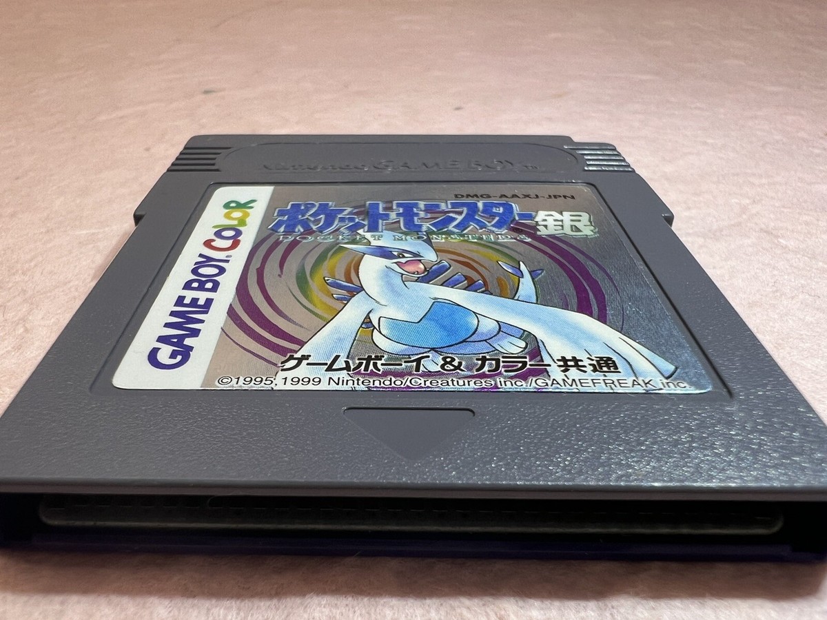 Pokemon Silver GameBoy Color Game Boy GBC Used Japanese Pokemon Silver GameBoy Color Game Boy GBC Used Japanese