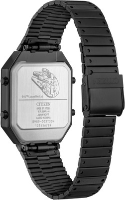 Citizen Men'S Star Wars Vintage Ana-Digi Quartz Stainless Steel Watch, Rectangul