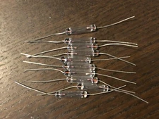 10 New Warm White 8v 150ma Axial Wired Lamps ORIGINAL 8v Vu Meter Light Bulbs