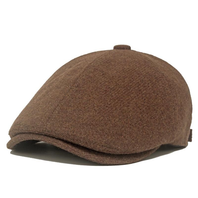 Cotton Blend Newsboy Cap Adjustable Drawstring Classic Painter Hat Women main image 4