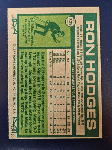 Tarjetas de béisbol Topps 1977 completan tu conjunto que elijas elegir cada una #301 - 660 - Imagen 33 de 355