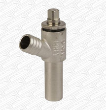 15mm Drain Off Cock Type A Chrome Silver Finish Stop Cock Decorative Draw Off