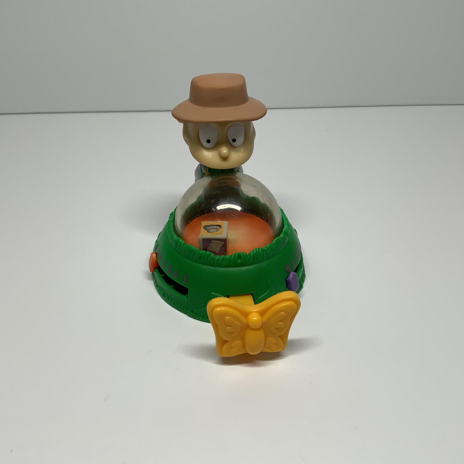 2003 Burger King Rugrats Go Wild Tommy “Rock Diaper Scissors” Pop-O-Matic Toy