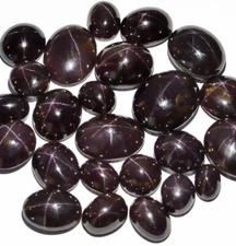 Natural Star Garnet Wholesale lot (Cabochon Mix Size Gemstone)