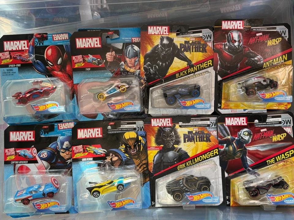 Hot Wheels Character Cars Marvel Collection Avengers Series Set of 48 - Image 3 of 4