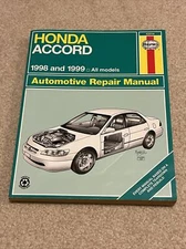 Honda Accord 1998 and 1999 All Models Haynes Comprehensive Repair Manual 42014