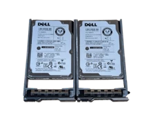 LOT OF 2 Dell 1.2TB T6TWN 2.5" SAS Server Hard Disk Drive HUC101212CSS600 w/Tray