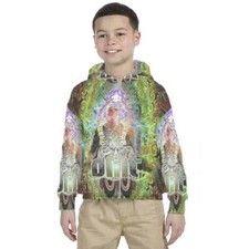 New Kids Hoodie Artistic Pattern Abstract Art Design 7434104089075