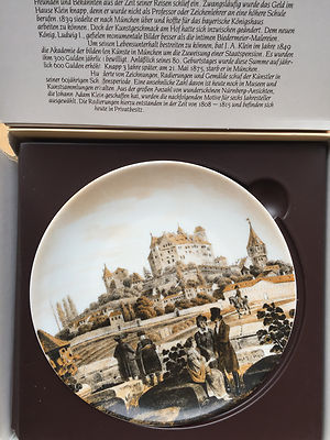 Nürnberger Lebkuchenteller Nürnberg Lebkuchen Jahresteller 1986 Otto E.Schmidt