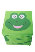 Kid's Green Frog Storage Box And Toy Organizer With Lid on sale Kid's Green Frog Storage Box And Toy Organizer With Lid on sale