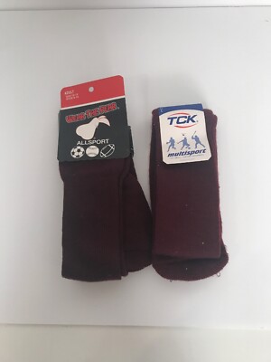 New Tags Wear The Pear & TCK maroon Baseball Socks Large