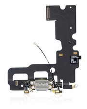 Replacement Charging Port Flex Cable Compatible For iPhone 7 Premium  Silver 