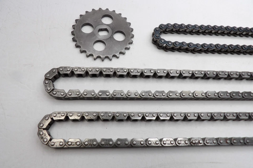 本田 VF750 Magna 发动机零件凸轮轴链和链轮油泵传动链 — 第 2/4 张图片