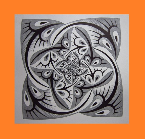 MC Escher Path of Life II Realism & Optical Illusions 11x8" Graphic Art Print - Picture 6 of 9