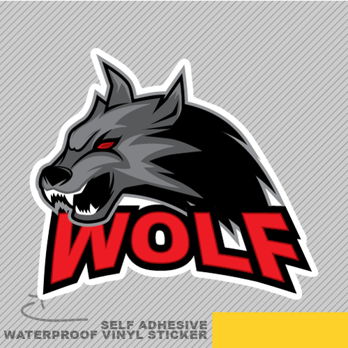 Wolf Beast Wild Vinyl Sticker Decal 
