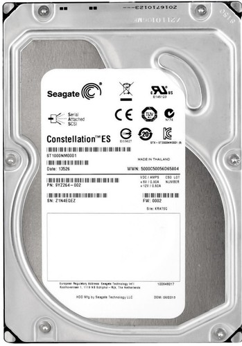 Disque Dur Seagate Constellation E3 1 To - 3,5" - Occasion, Fonctionne Parfaitement