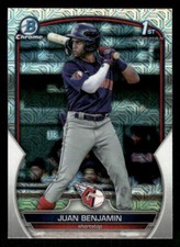 2023 Bowman Chrome Chrome Prospects Juan Benjamin Cleveland Guardians