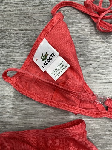 NWT LACOSTE 2 Piece BIKINI SET SWINSUIT SIZE 8 40 - Picture 6 of 8