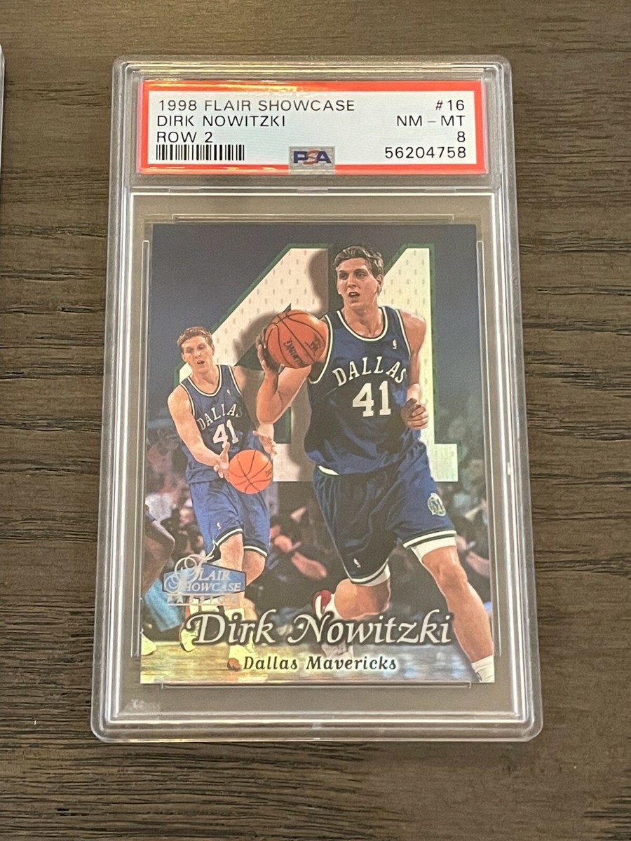 1998-99 Flair Showcase Row 2 Dirk Nowitzki Rookie #16 PSA 8 | eBay