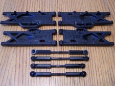 For Arrma 1/10 OUTCAST 4X4 4S V2 BLX Front & Rear Suspension A-Arms Turnbuckles