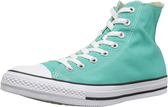teal converse high tops