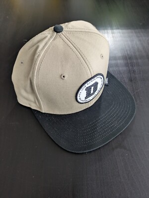 Djinns Cap Logo D Stitched Snapback Beige/Schwarz Unisex