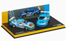 1:43 MINICHAMPS Set 2023 PORSCHE 911 (992) GT3 RS / 911 (996) GT3 RS Blue Yellow
