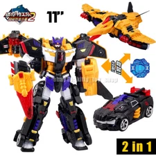 Miniforce Super Dino Power TYRANNO LIGHTNING Ptera Air Dinosaur Robot Figure Car