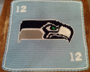 seattle seahawks baby blanket