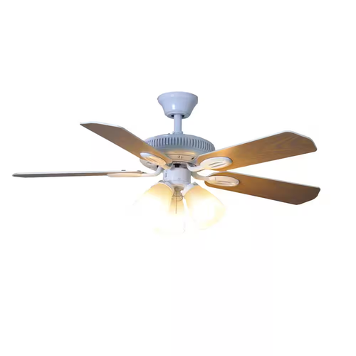 Hampton Bay Glendale 42-Inch LED Indoor Ceiling Fan White NEW