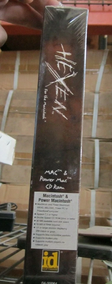 Hexen Beyond Heretic Rare Big Box MAC Game 1996 Extremely NEW SEALED VINTAGE  - Image 3 of 3